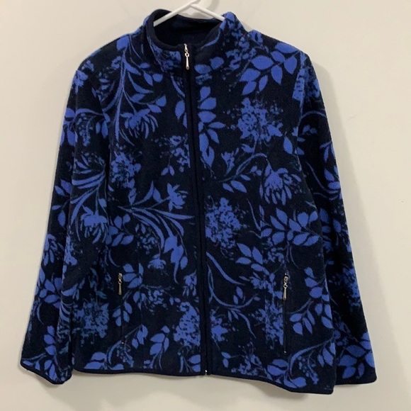 Karen Scott Jackets & Blazers - Women’s Karen Scott Blue & Black jacket Size Med